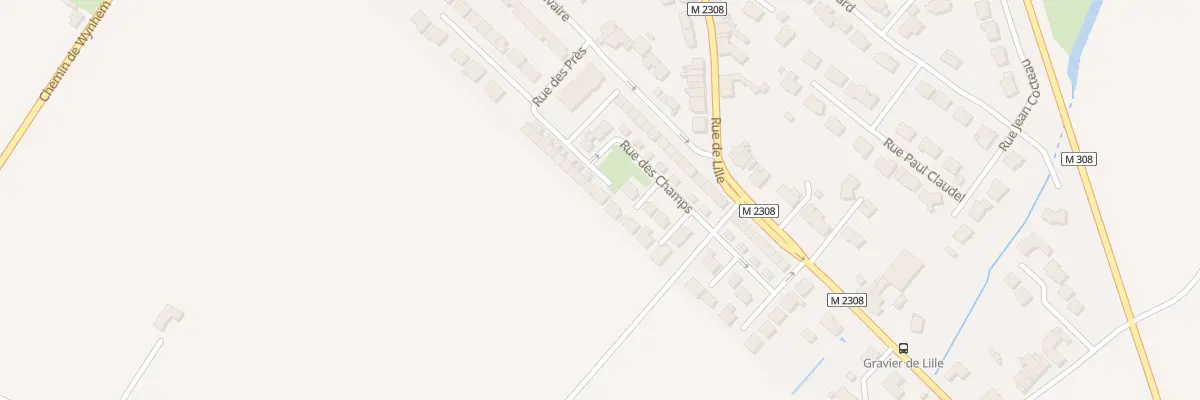 Plan du 20 Rue des Champs à Comines