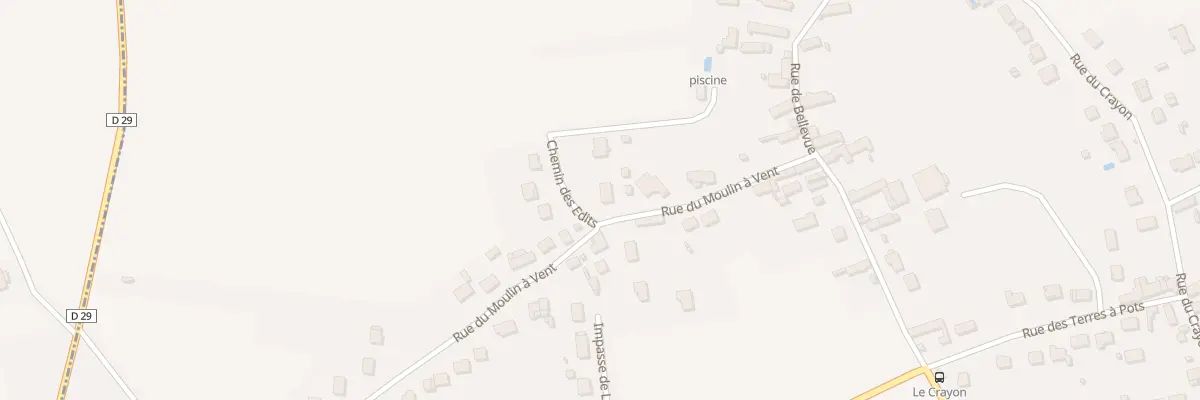 Plan du 10 Rue du Moulin à Vent à Salins