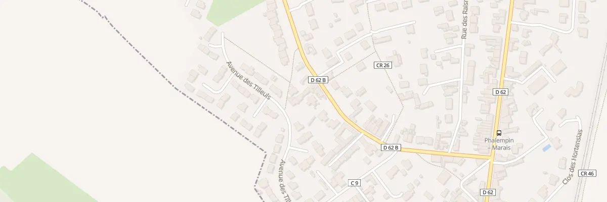 Plan du 39 Rue du Mal Foch à Phalempin