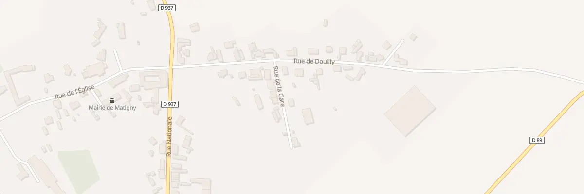 Plan du 3 Rue de la Gare à Matigny