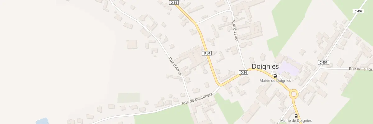 Plan du 4 Rue d’Arras à Doignies