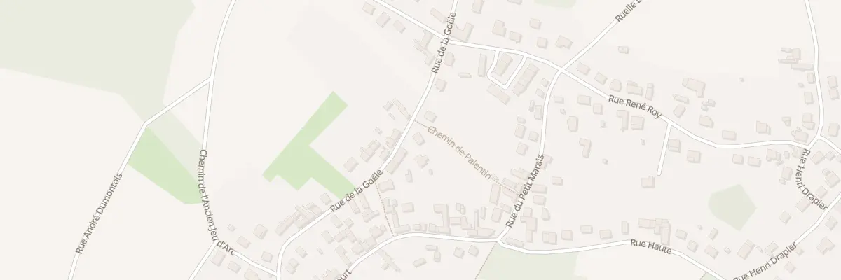 Plan du 280 Rue de la Goële à Noyon
