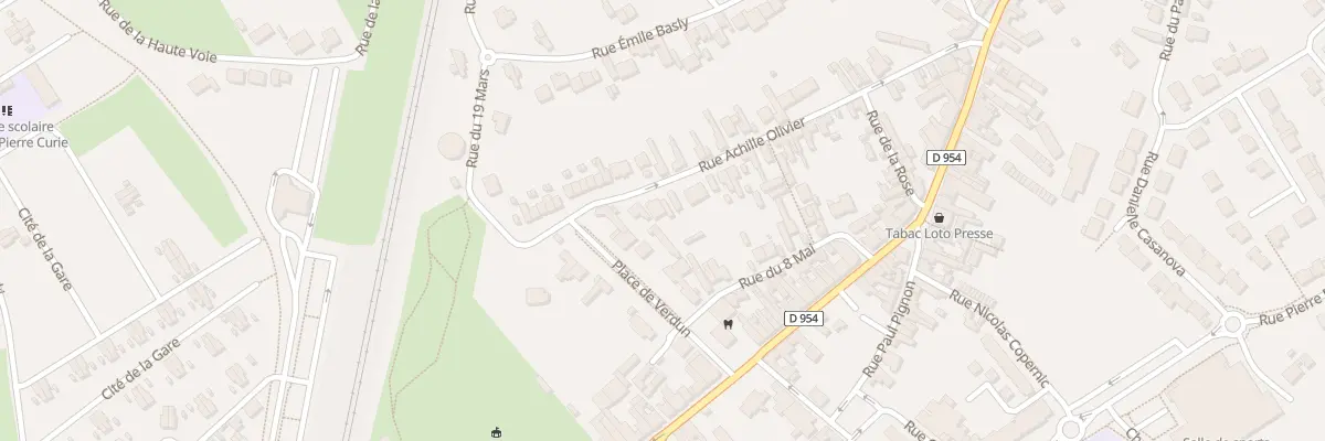 Plan du 34B Rue Achille Olivier à Libercourt