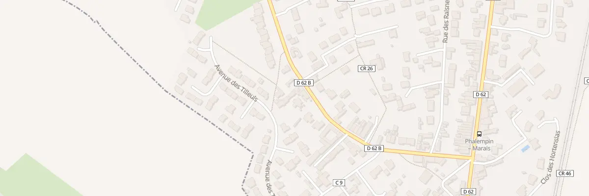 Plan du 37 Rue du Mal Foch à Phalempin