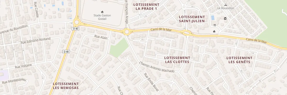 Plan du 8 Rue François Quesnay à Saint-Cyprien