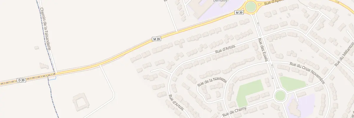 Plan du 36 Rue d’Artois à Seclin