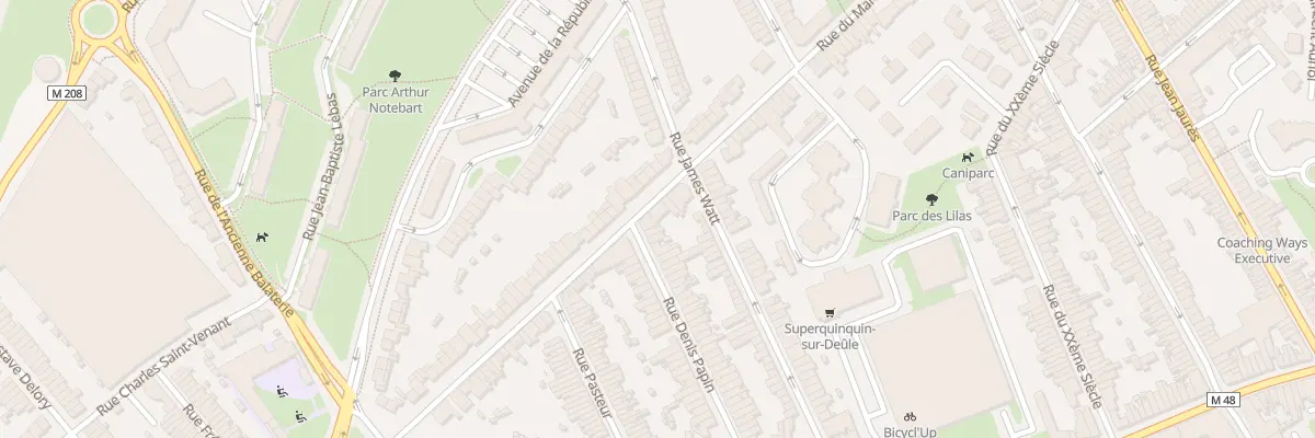 Plan du 65 Rue du Maréchal Foch à Lille