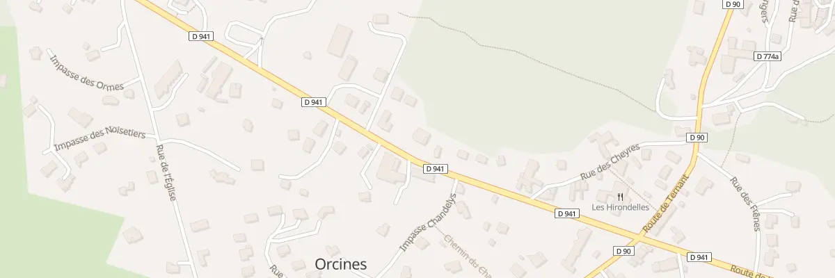 Plan du 46 Rte de Limoges à Orcines