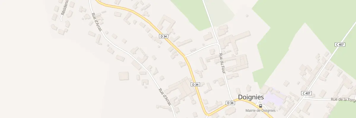 Plan du 7 Rue des Jardins à Doignies