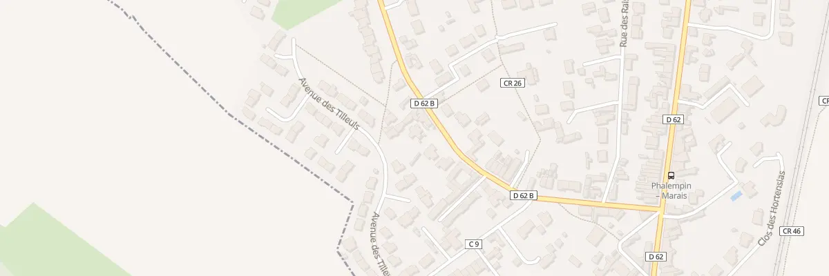 Plan du 29 Rue du Mal Foch à Phalempin