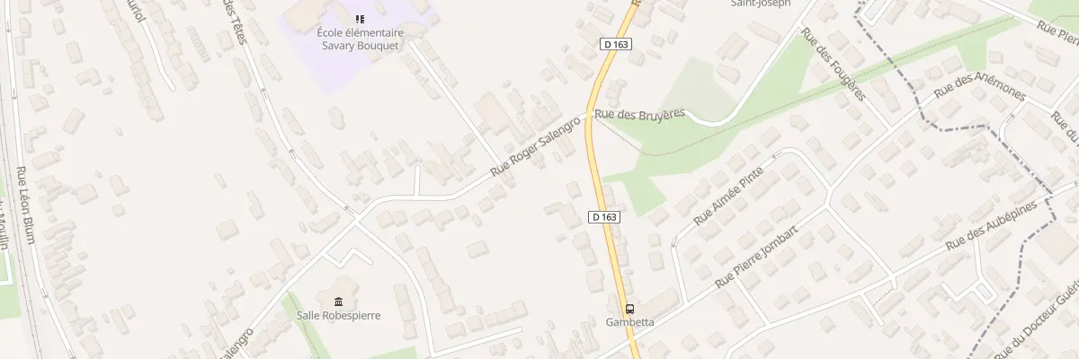 Plan du 40 Rue Roger Salengro à Oignies