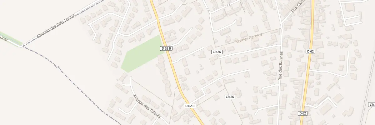 Plan du 54 Rue du Mal Foch à Phalempin