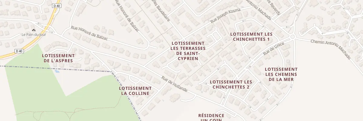 Plan du 3 Rue Serge Gainsbourg à Saint-Cyprien