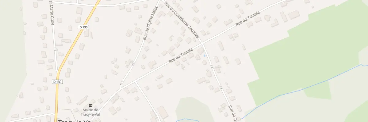 Plan du 28 Rue du Temple à Tracy-le-Val