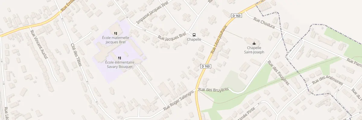 Plan du 50 Rue Léon Jouhaux à Oignies