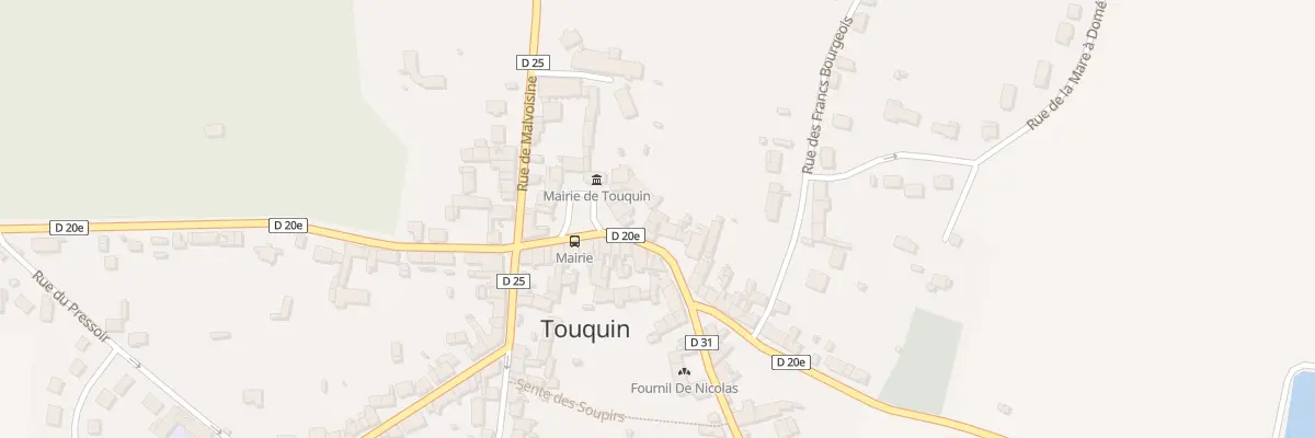 Plan du 5 Rue du Commerce à Touquin