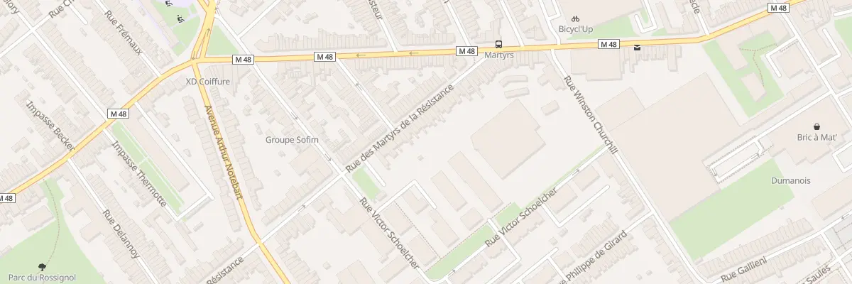 Plan du 134 Rue Martyrs de Resistance à Lille