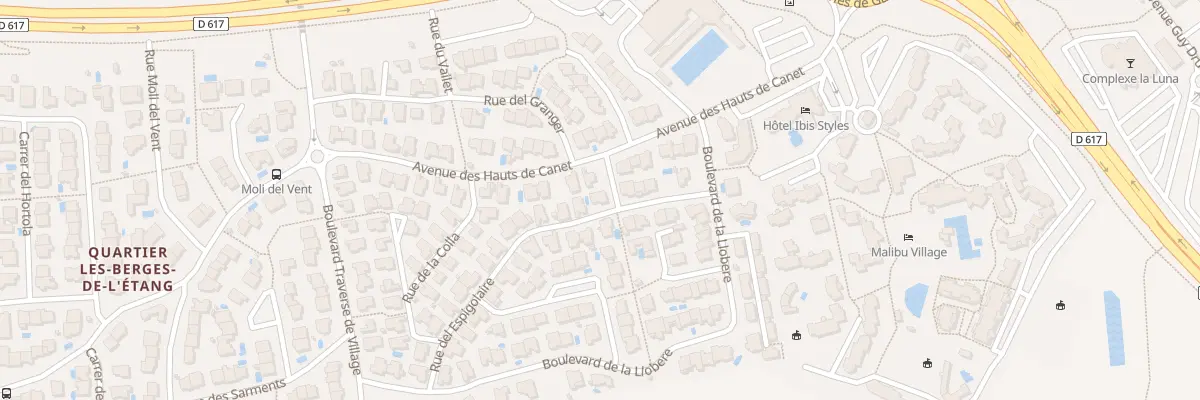 Plan du 23 Rue Del Espigolaire à Canet-en-Roussillon