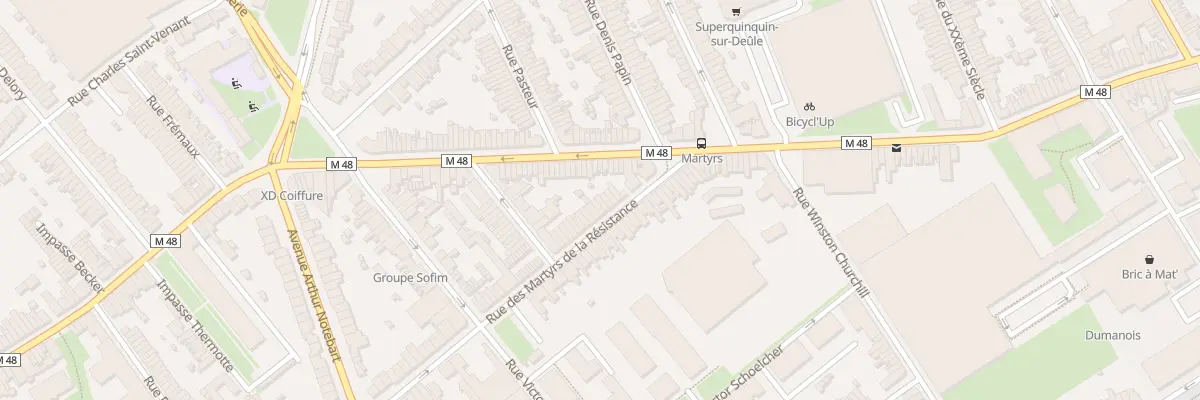Plan du 133 Rue Martyrs de Resistance à Lille