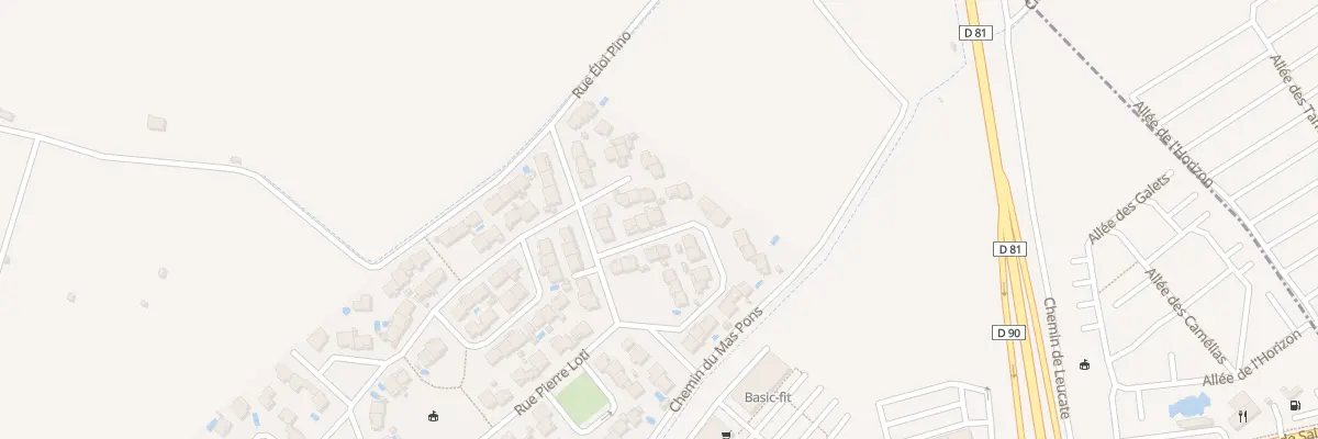 Plan du 36 Rue Louis de Bougainville à Saint-Laurent-de-la-Salanque