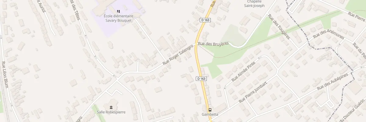 Plan du 42 Rue Roger Salengro à Oignies