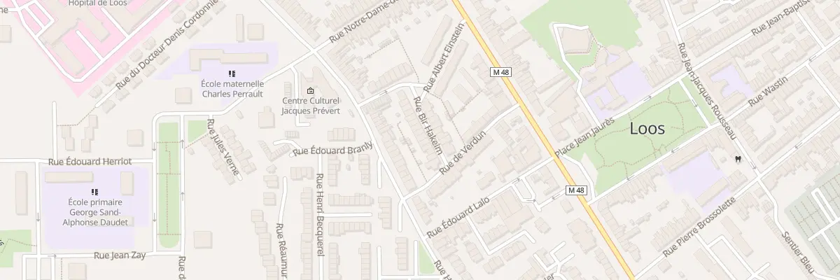 Plan du 18 Rue de Bir Hakeim à Loos