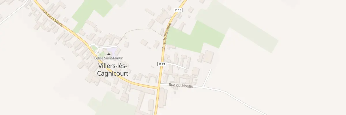 Plan du 10 Rue de Peronne à Villers-lès-Cagnicourt