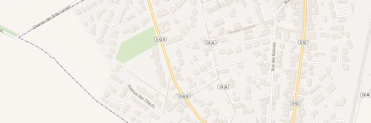Plan du 52 Rue du Mal Foch à Phalempin