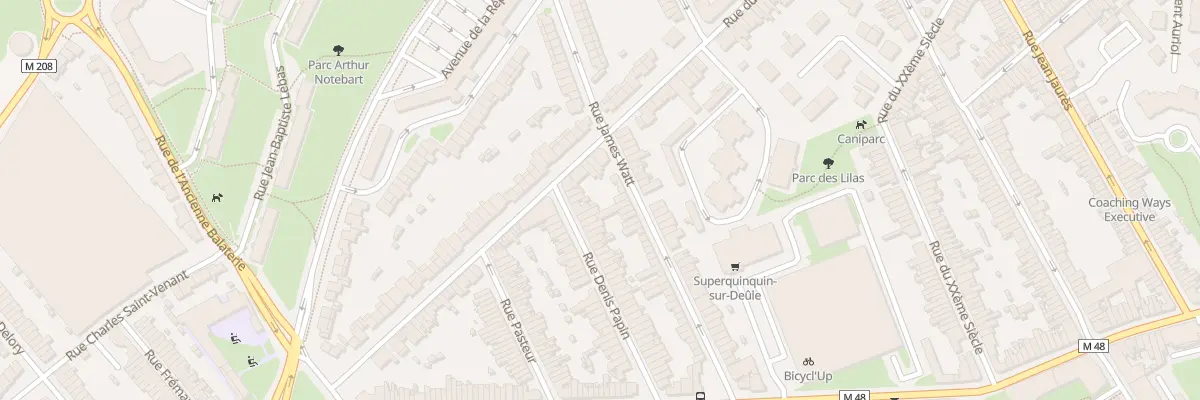 Plan du 54 Rue Denis Papin Lomme à Lille