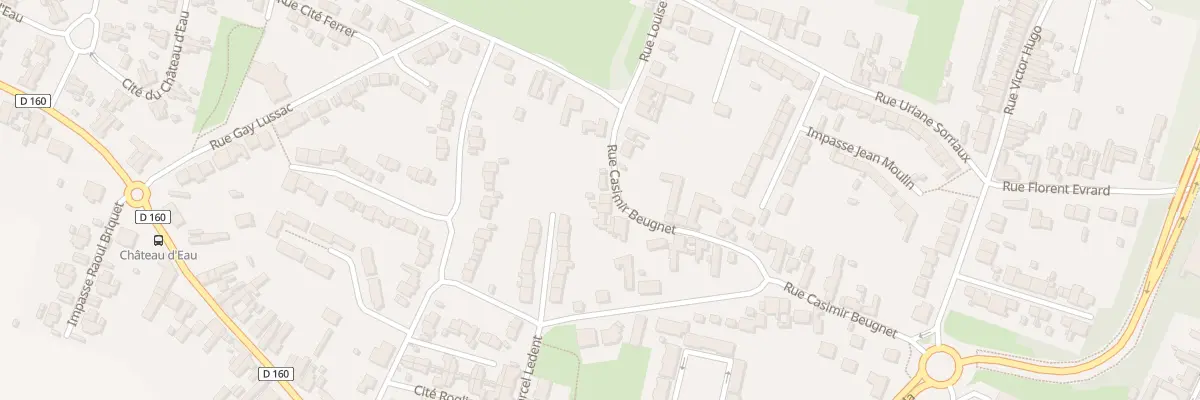 Plan du 35 Rue Casimir Beugnet à Courcelles-lès-Lens