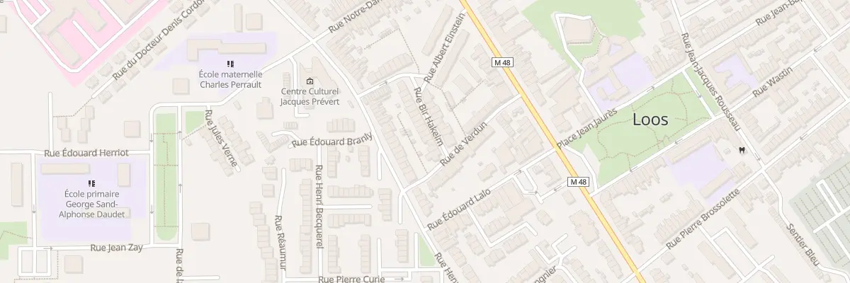 Plan du 22 Rue de Bir Hakeim à Loos