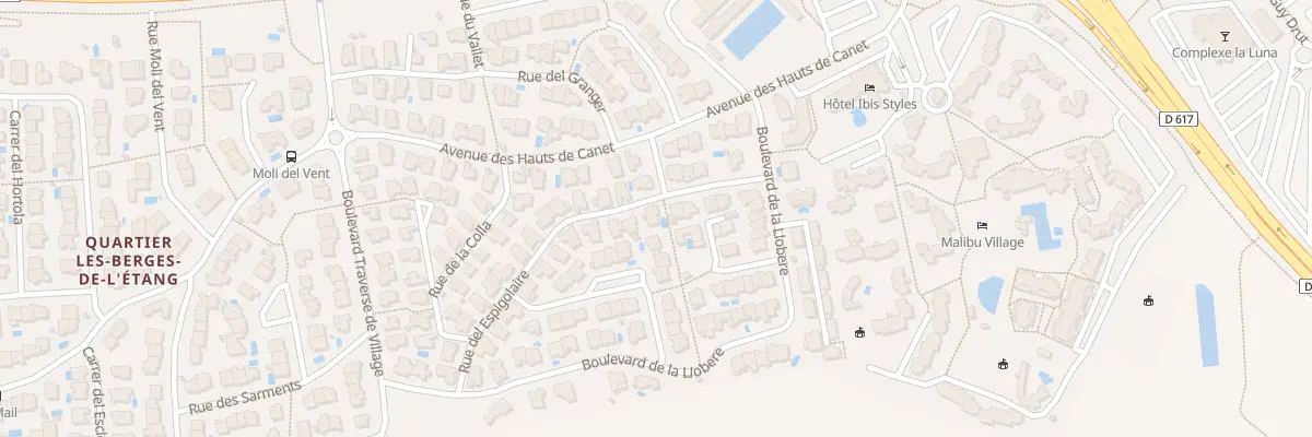 Plan du 22 Rue Del Espigolaire à Canet-en-Roussillon