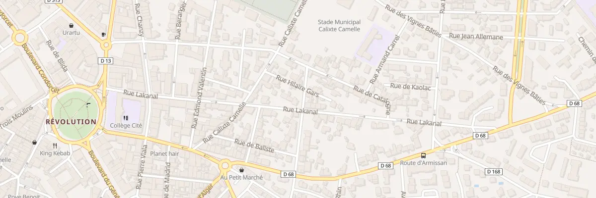 Plan du 29 Rue Lakanal à Narbonne