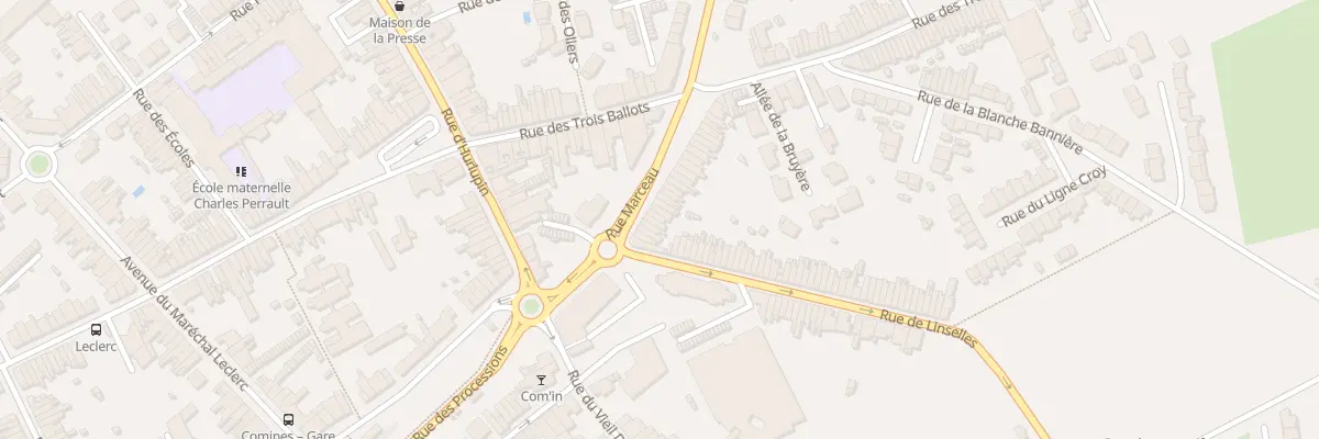 Plan du 37 Rue Marceau à Comines
