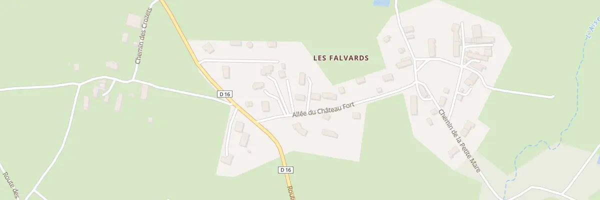 Plan du 9 All du Château Fort à Charbonnières-les-Vieilles