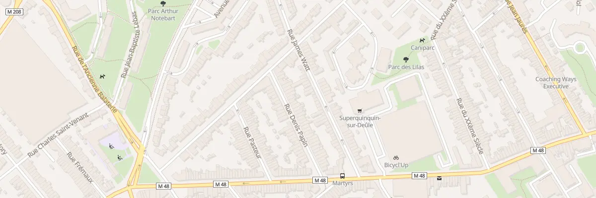 Plan du 42 Rue Denis Papin Lomme à Lille