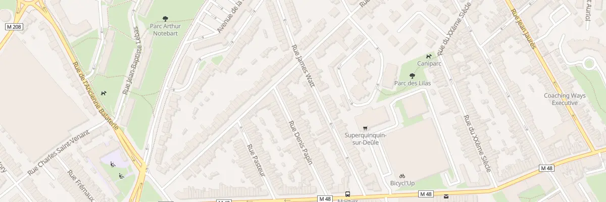 Plan du 50 Rue Denis Papin Lomme à Lille