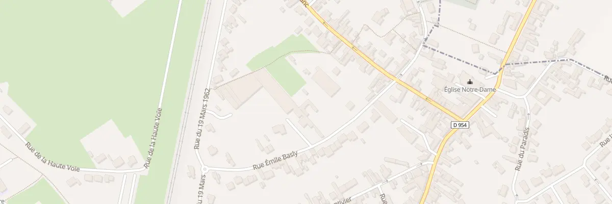 Plan du 14 Rue Emile Basly à Libercourt