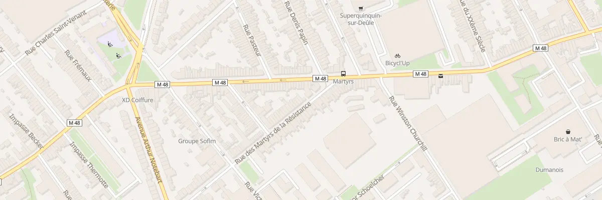 Plan du 139 Rue Martyrs de Resistance à Lille