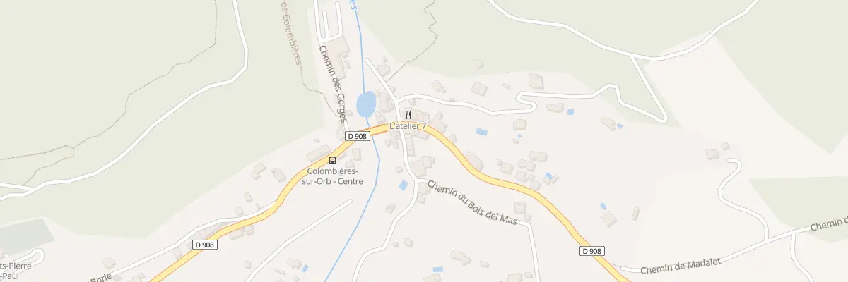 Plan du 5126 Le Martinet à Colombières-sur-Orb