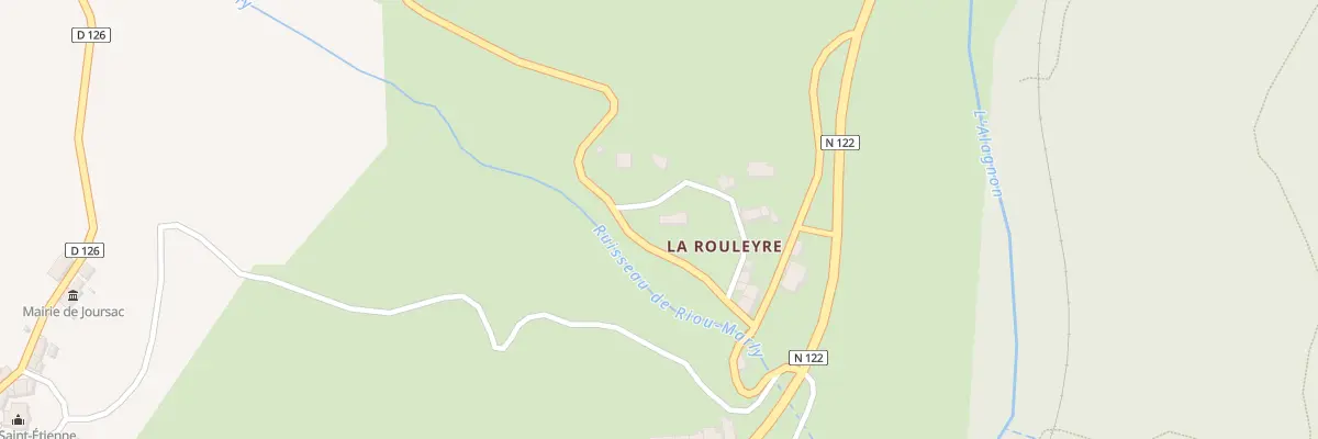 Plan du 5014 La Rouleyre à Joursac