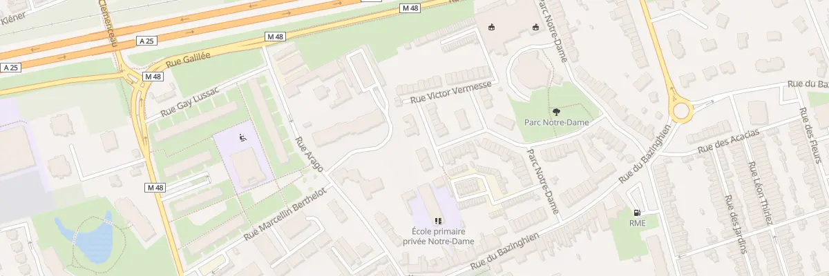 Plan du 5 Rue Édouard Lenglart à Loos