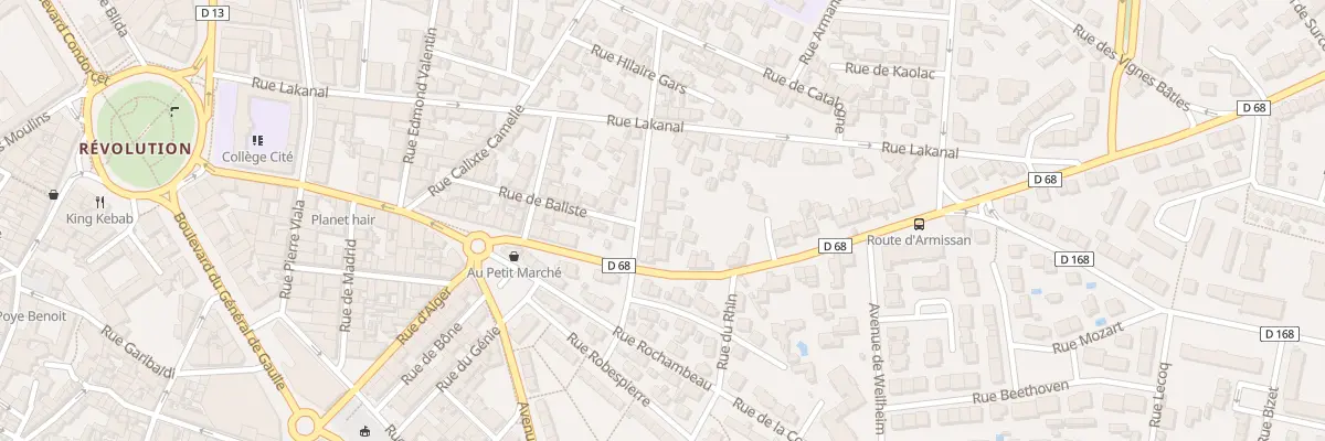 Plan du 4 Rue Descartes à Narbonne