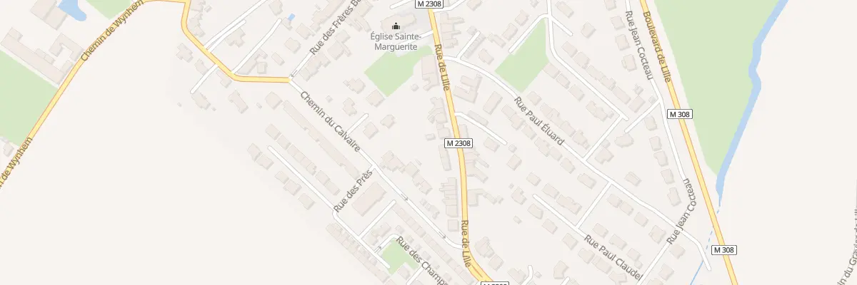 Plan du 90 Rue de Lille à Comines