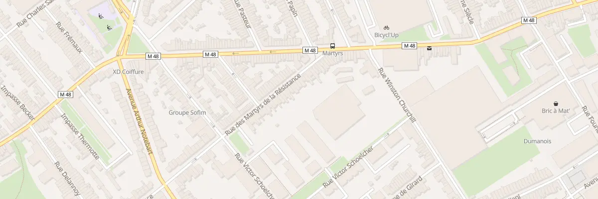 Plan du 148 Rue Martyrs de Resistance à Lille