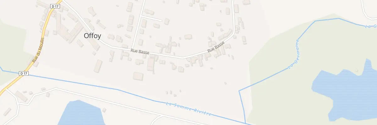Plan du 28 Rue Basse à Offoy