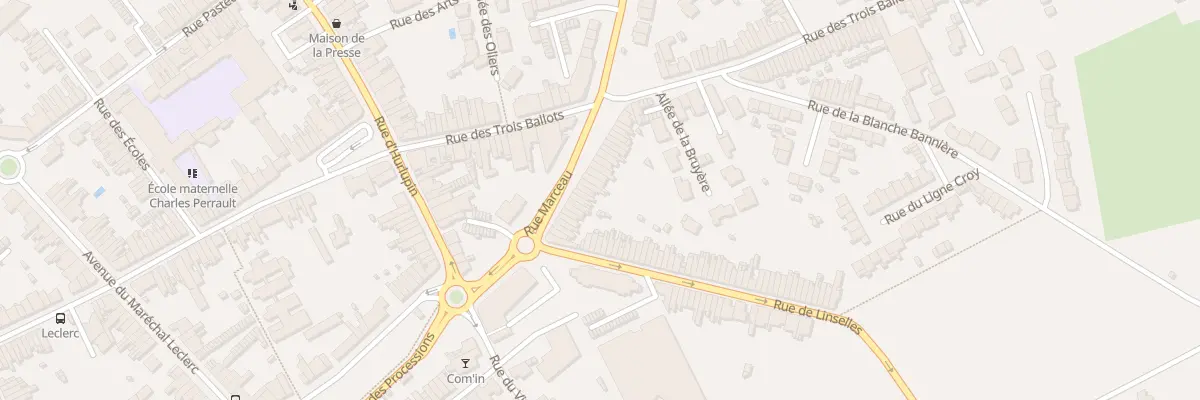 Plan du 27 Rue Marceau à Comines