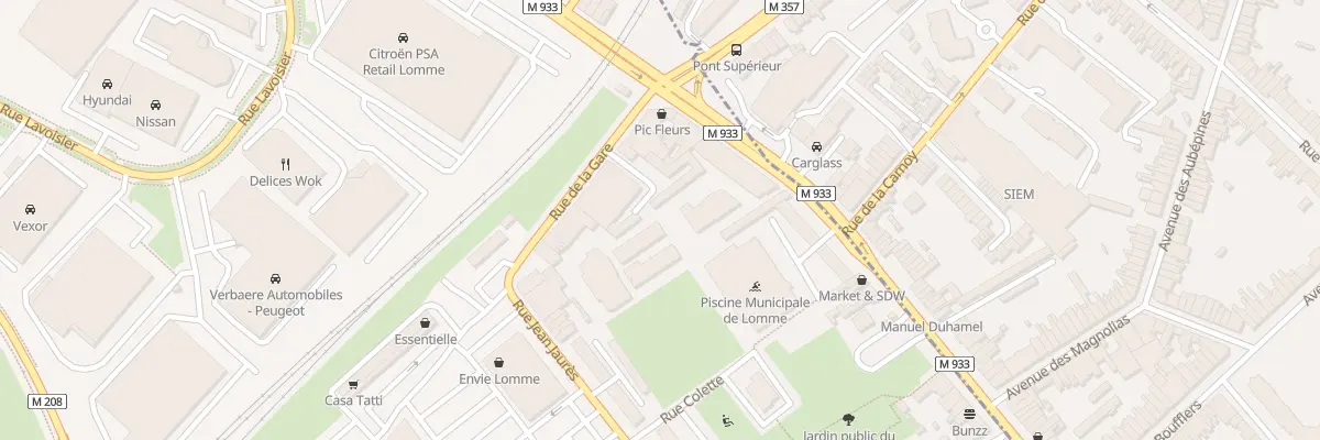 Plan du 232 Rue Jean Jaures Lomme à Lille