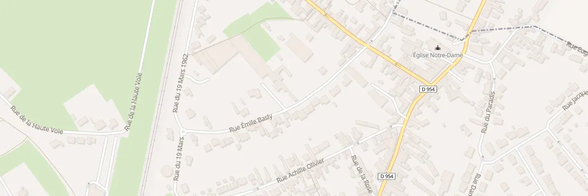 Plan du 16 Rue Emile Basly à Libercourt