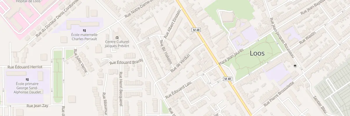 Plan du 13 Rue de Bir Hakeim à Loos